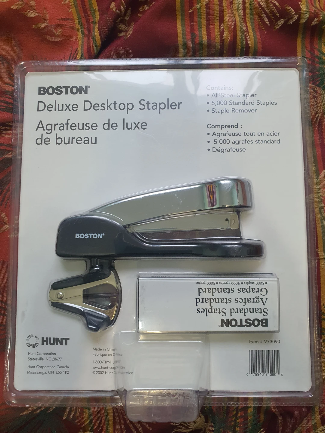 Boston Deluxe Desktop Stapler with 5000 Standard Staples - photo 2