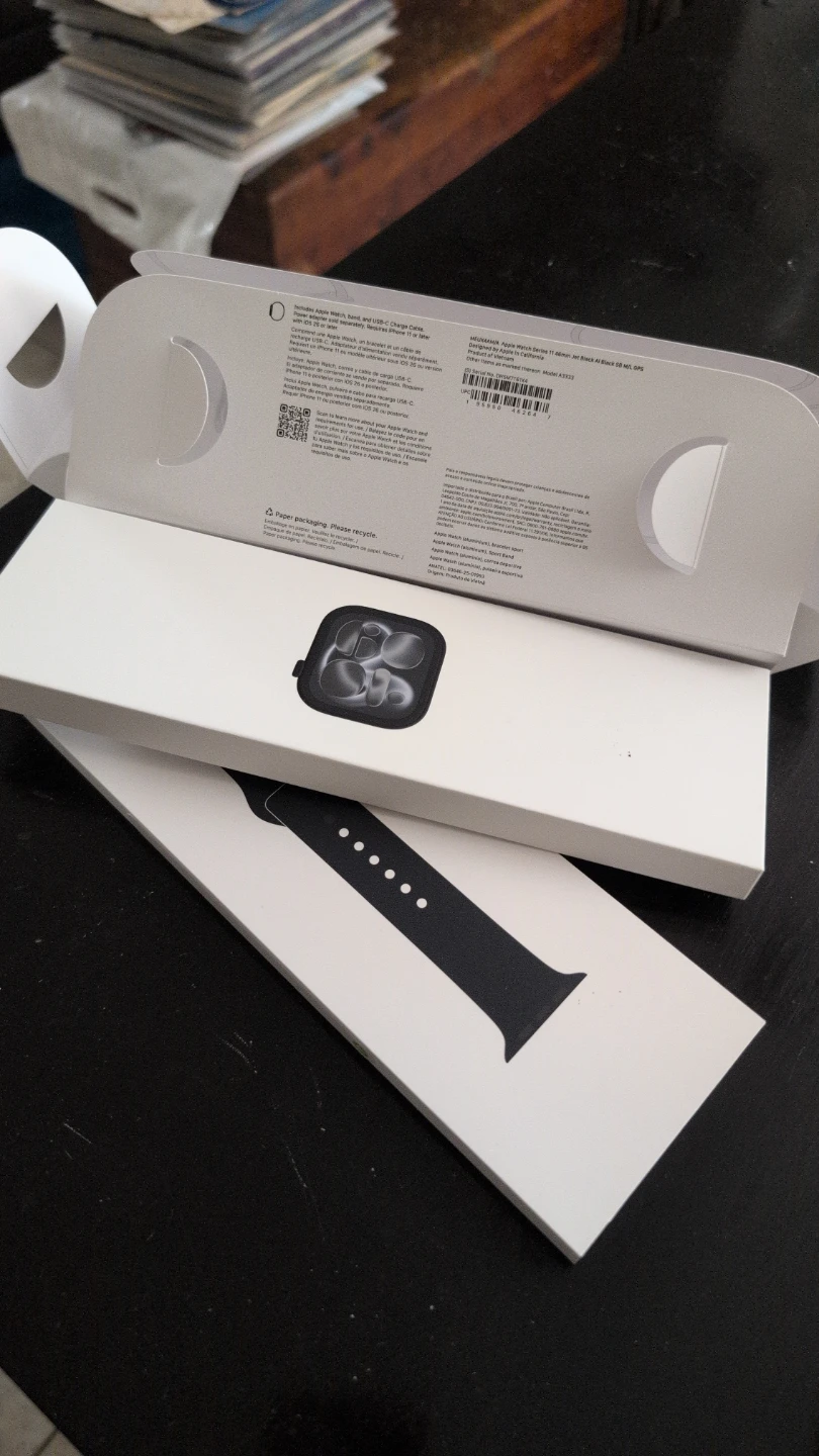 Apple Watch Series 11 45mm Jet Black Al Black SB