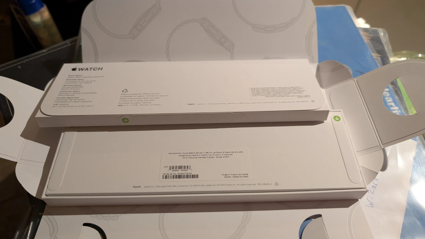 Apple Watch Series 11 45mm Jet Black Al Black SB - photo 3