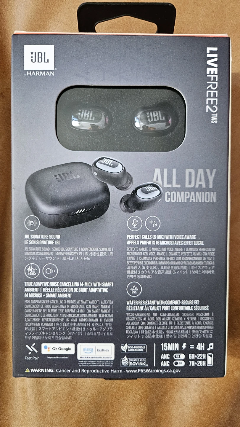 JBL LIVE FREE 2 TWS Wireless Earbuds - Black - photo 2