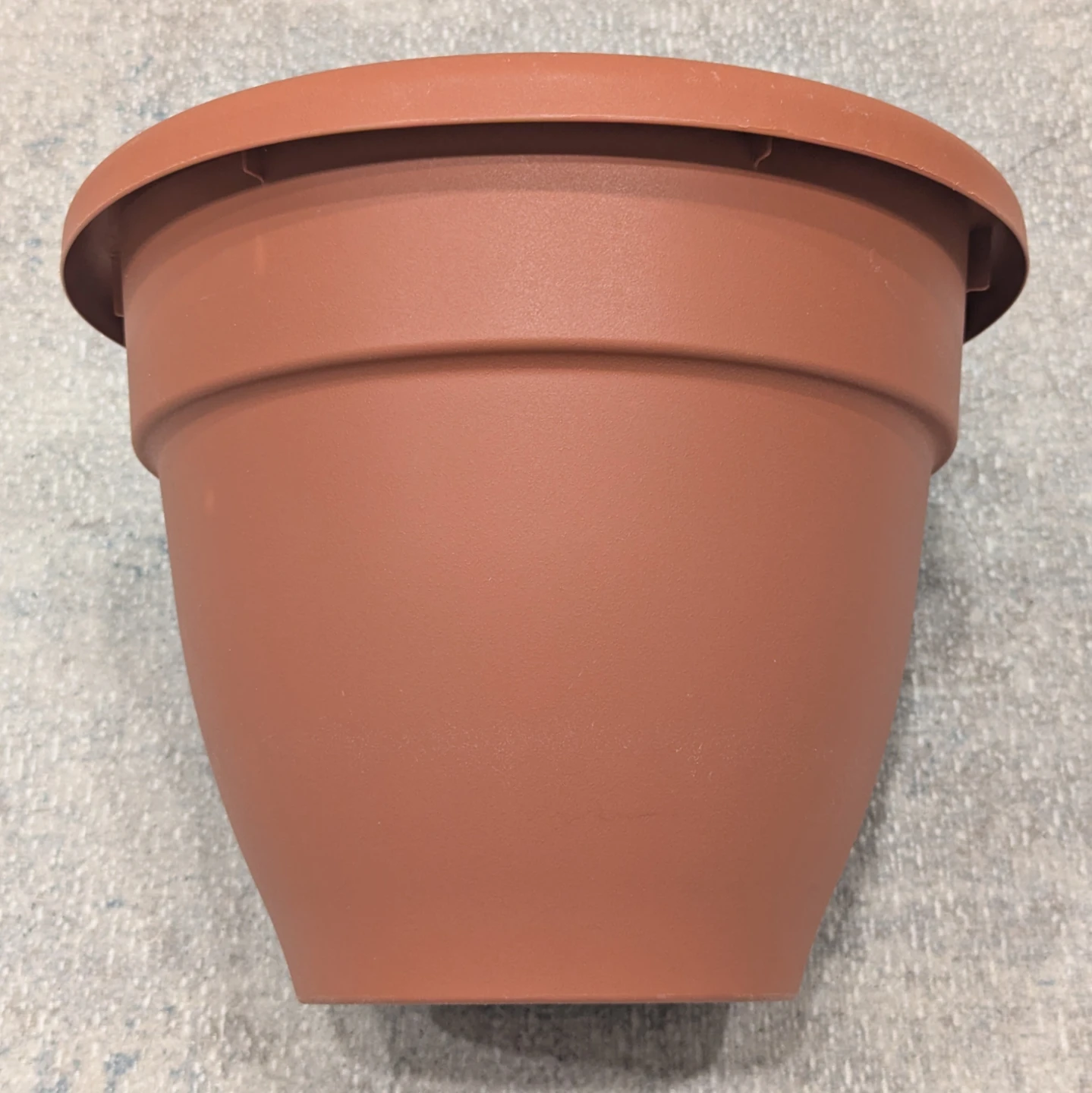 Brown Plastic Plant Pot