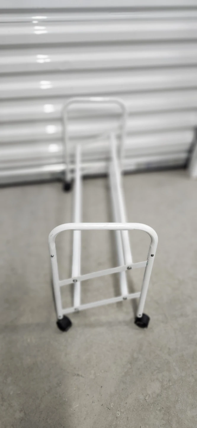 Expensive steel shoes rack with wheels - photo 3