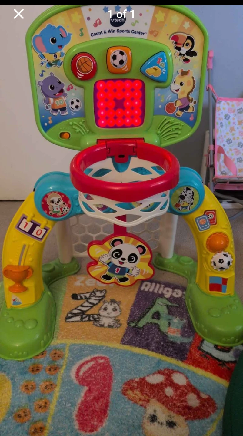 VTech Count & Win Sports Center Basketball Soccer Toy