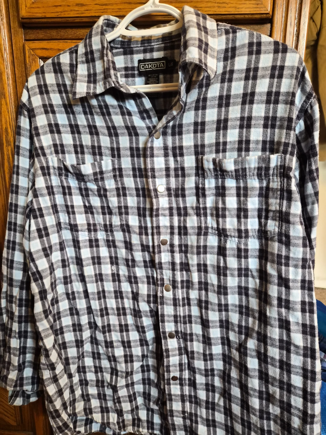 Dakota Plaid Button-Up Shirt - Large