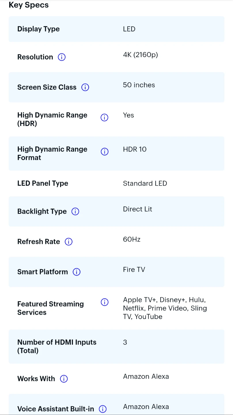 Insignia 50" 4K UHD Smart Fire TV - photo 2