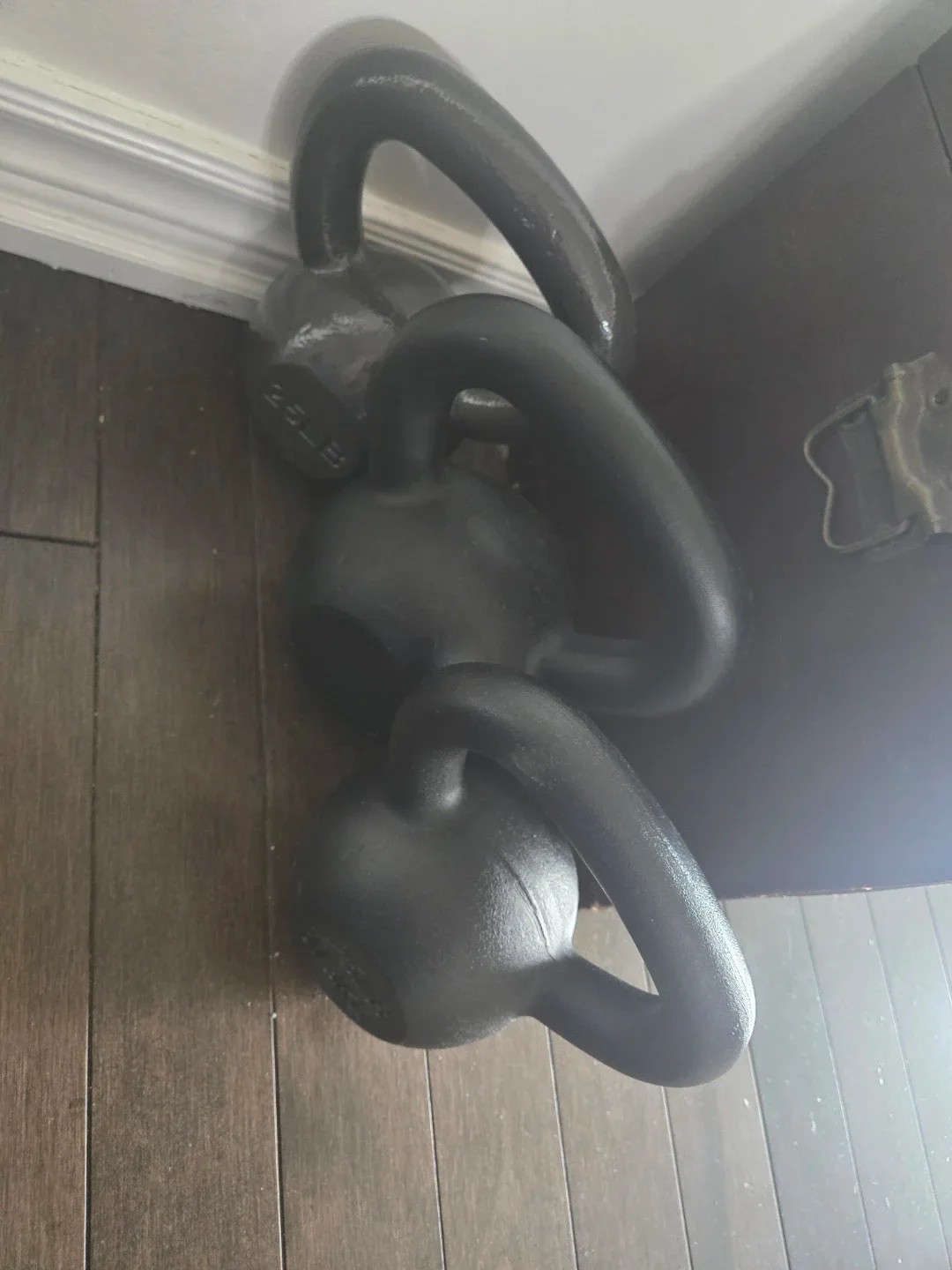 Set of 3 Cast Iron Kettlebells