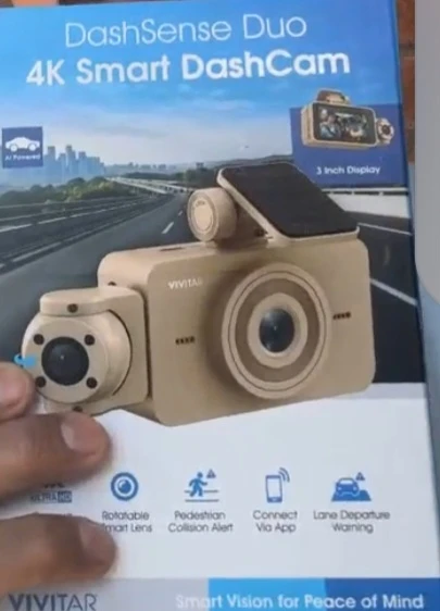 Vivitar DashSense Duo 4K Smart DashCam 35 each