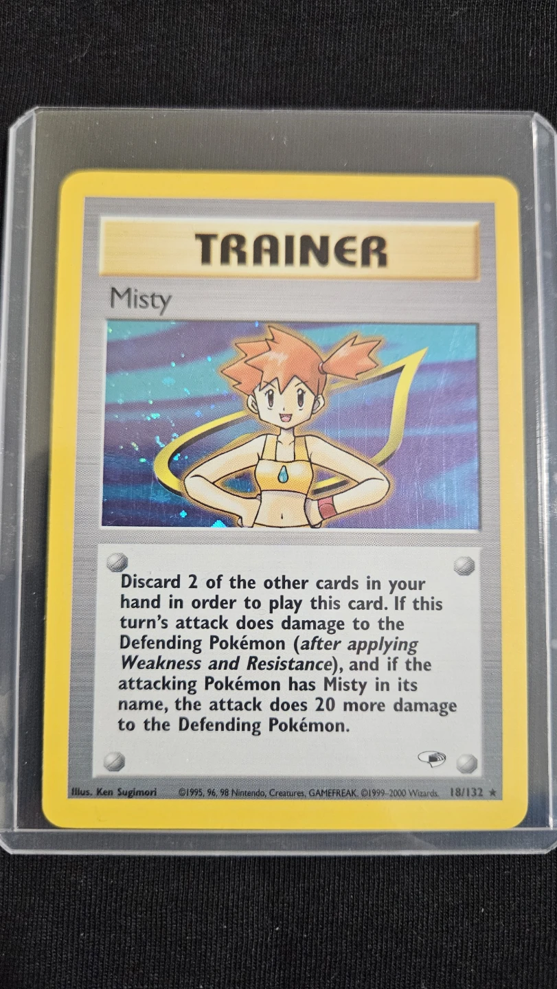 NM Holo Misty Pokemon Card - photo 2