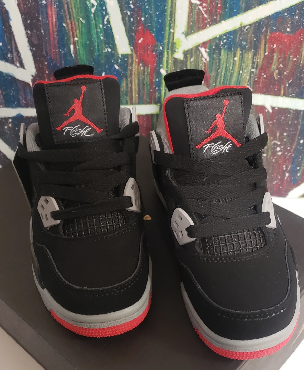 Brand new Jordan Kids Red Bread Size 2y 3y - photo 2
