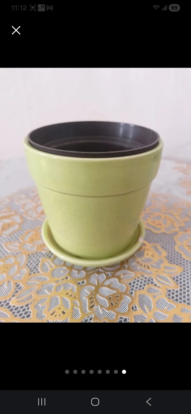 Set of 6 Ceramic and Terracotta Planters - photo 3