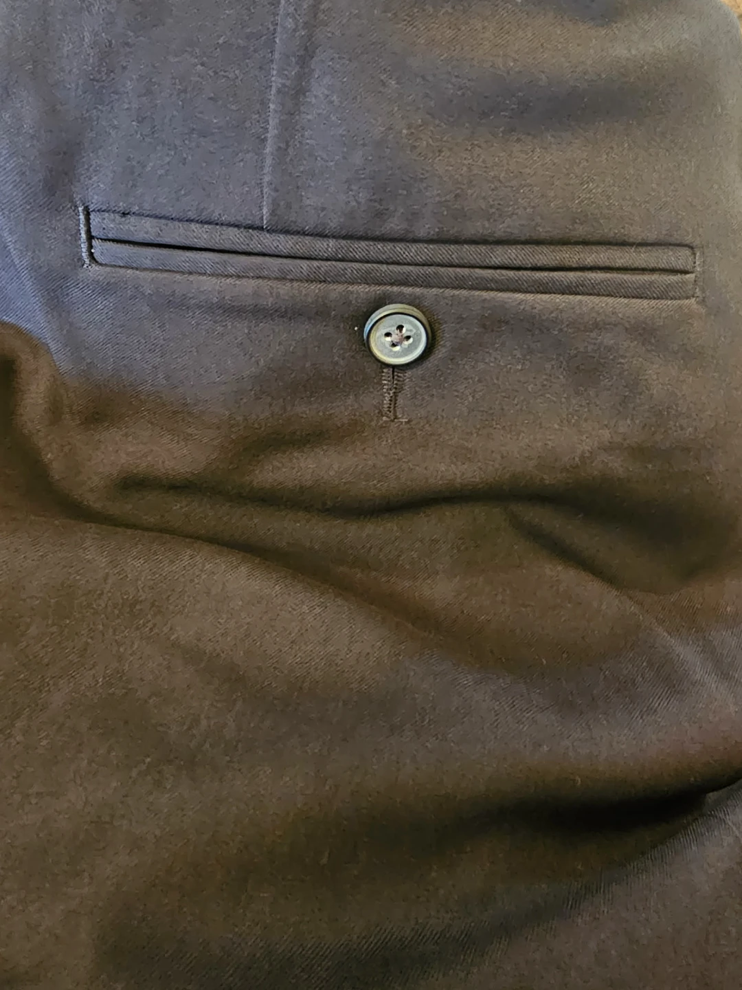 Black Haggar Men's Wrinkle Free 4-Way Stretch Dress Pants - photo 4