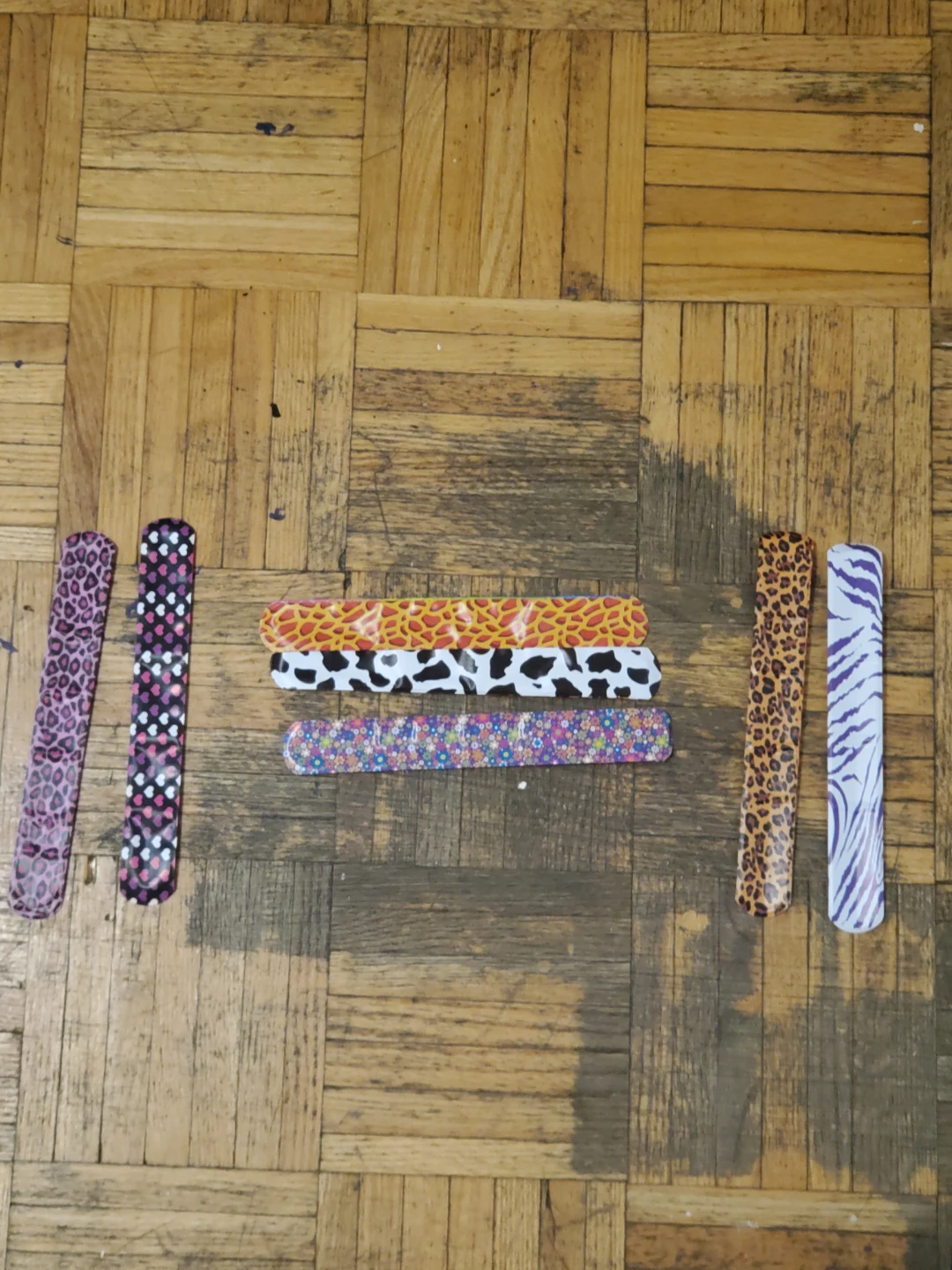 Assorted Pattern Slap Bracelets