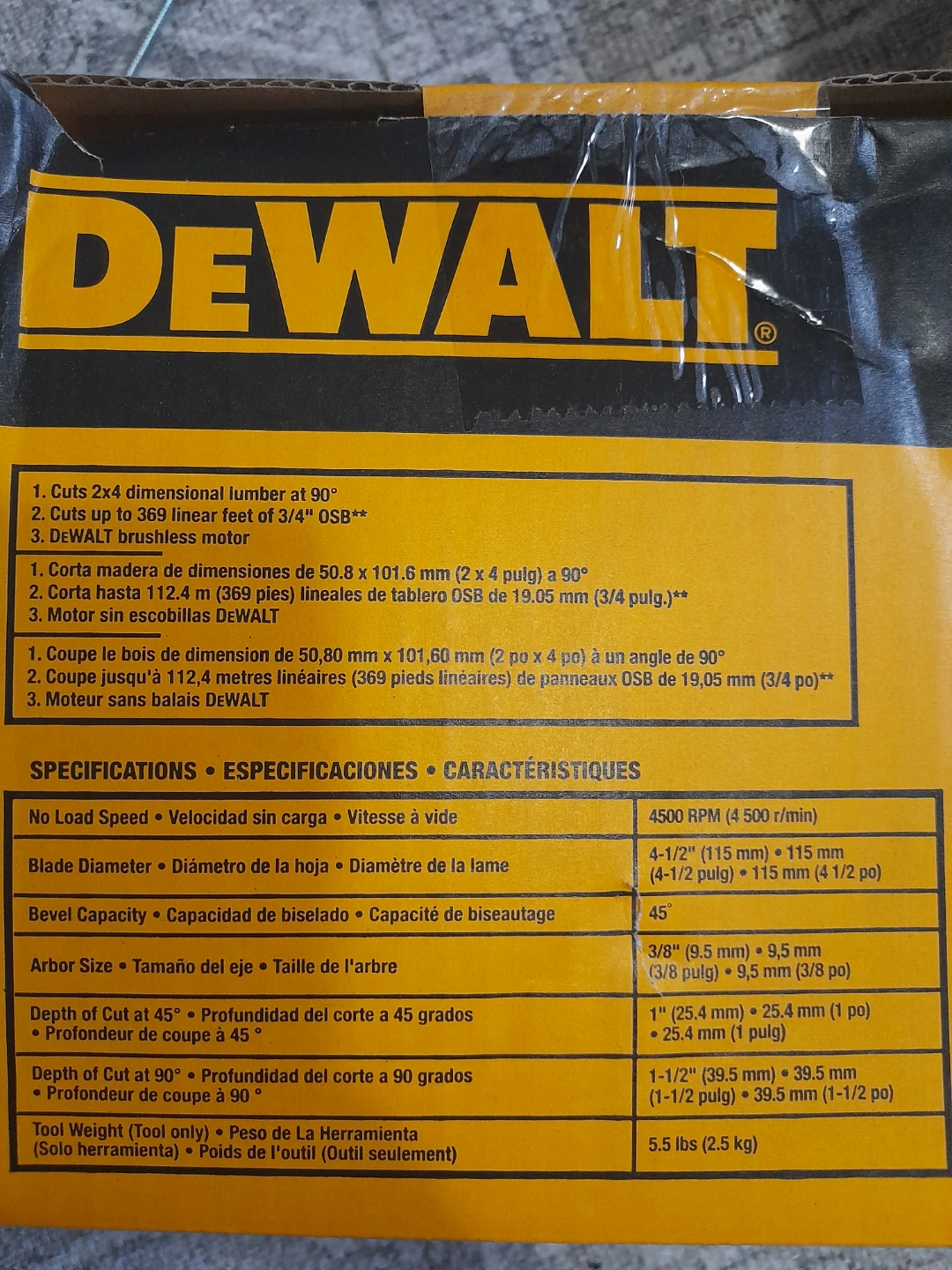 DEWALT ATOMIC COMPACT SERIES 4-1/2" Circular Saw (Tool Only) - photo 4