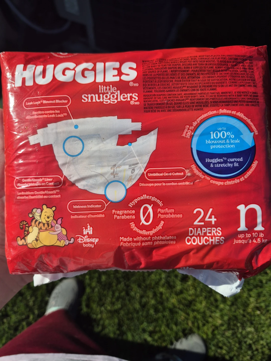 Huggies Little Snugglers Diapers - Size Newborn (24 Count)