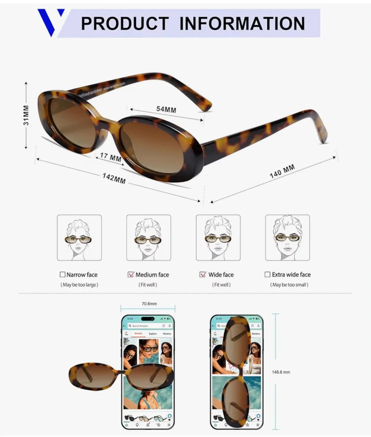 Retro Oval Sunglasses - photo 3