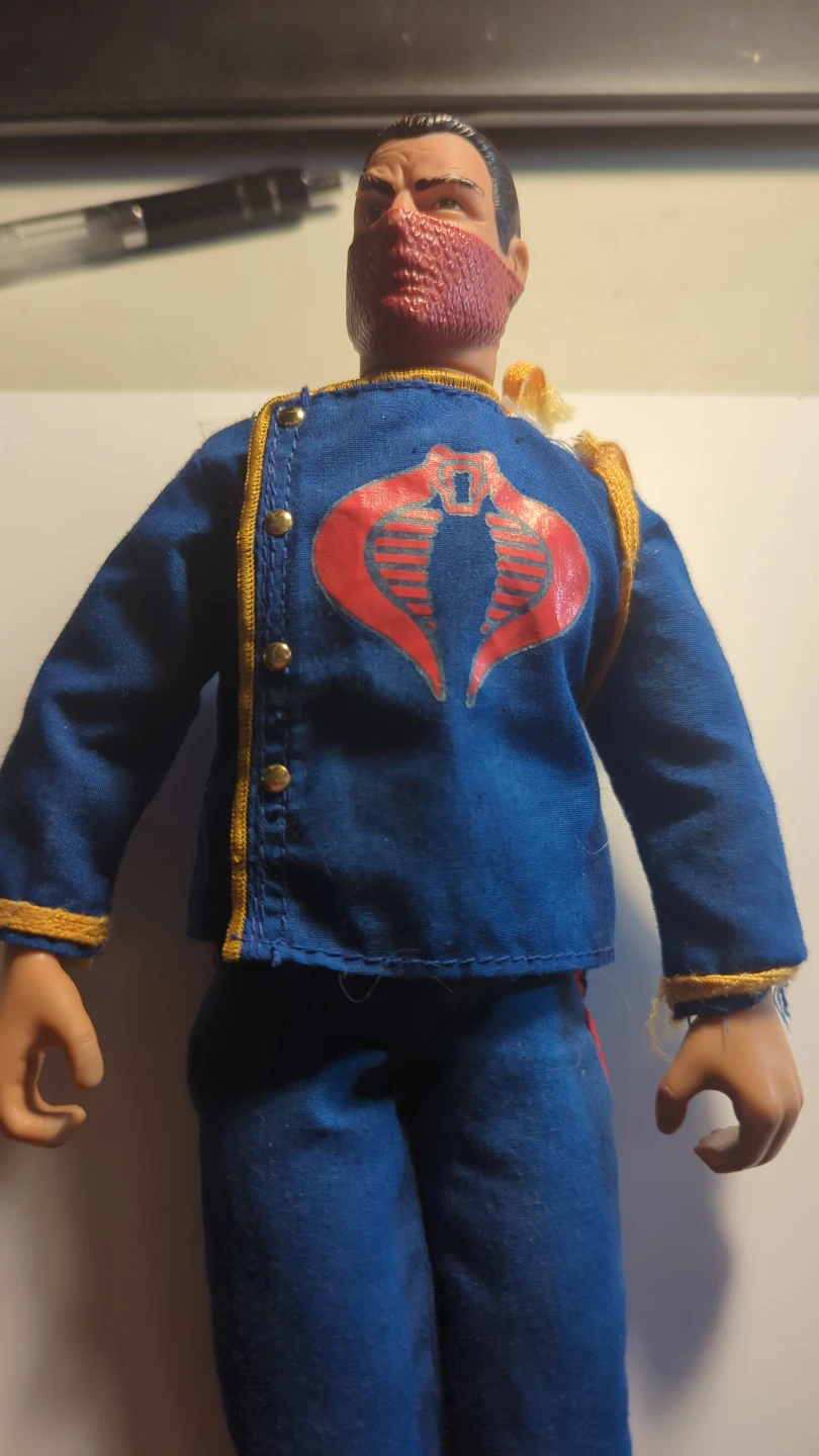 Vintage G.I. Joe Cobra Commander Action Figure
