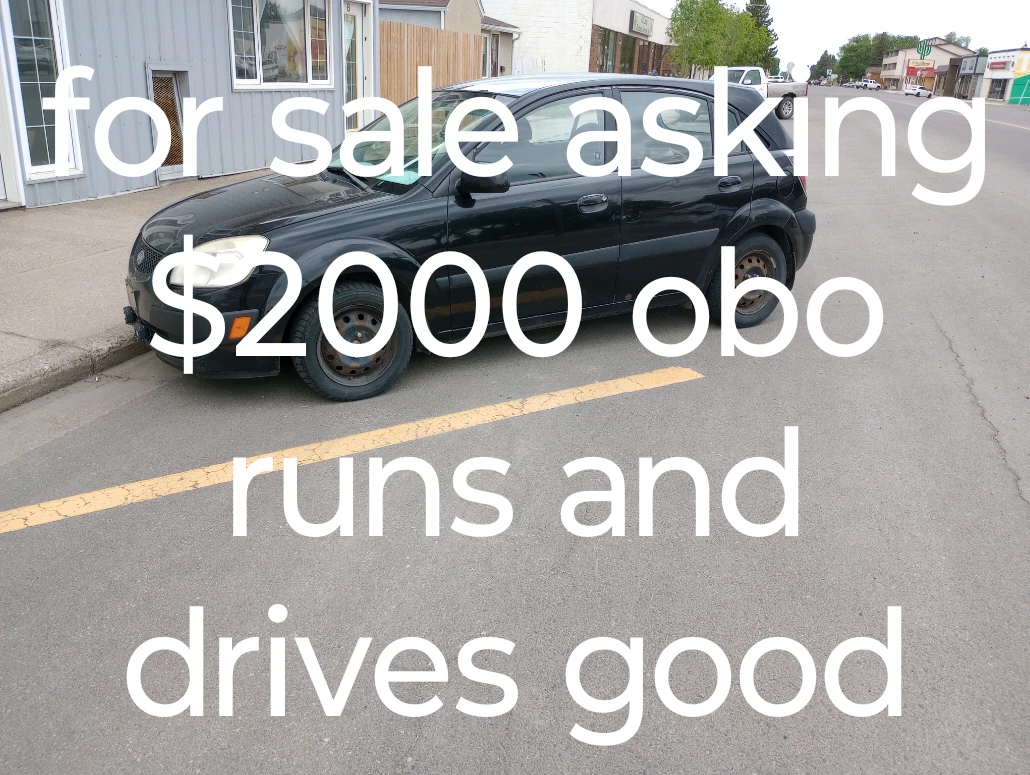 Black Car for Sale - Runs and Drives Good
