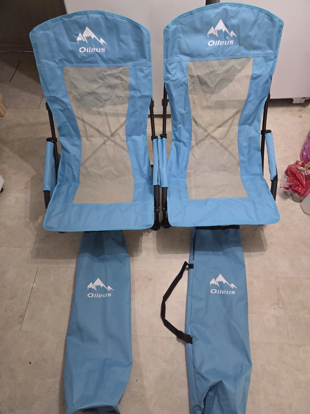Brand New Pair of Oileus Low Profile Beach Chairs – Never Used
