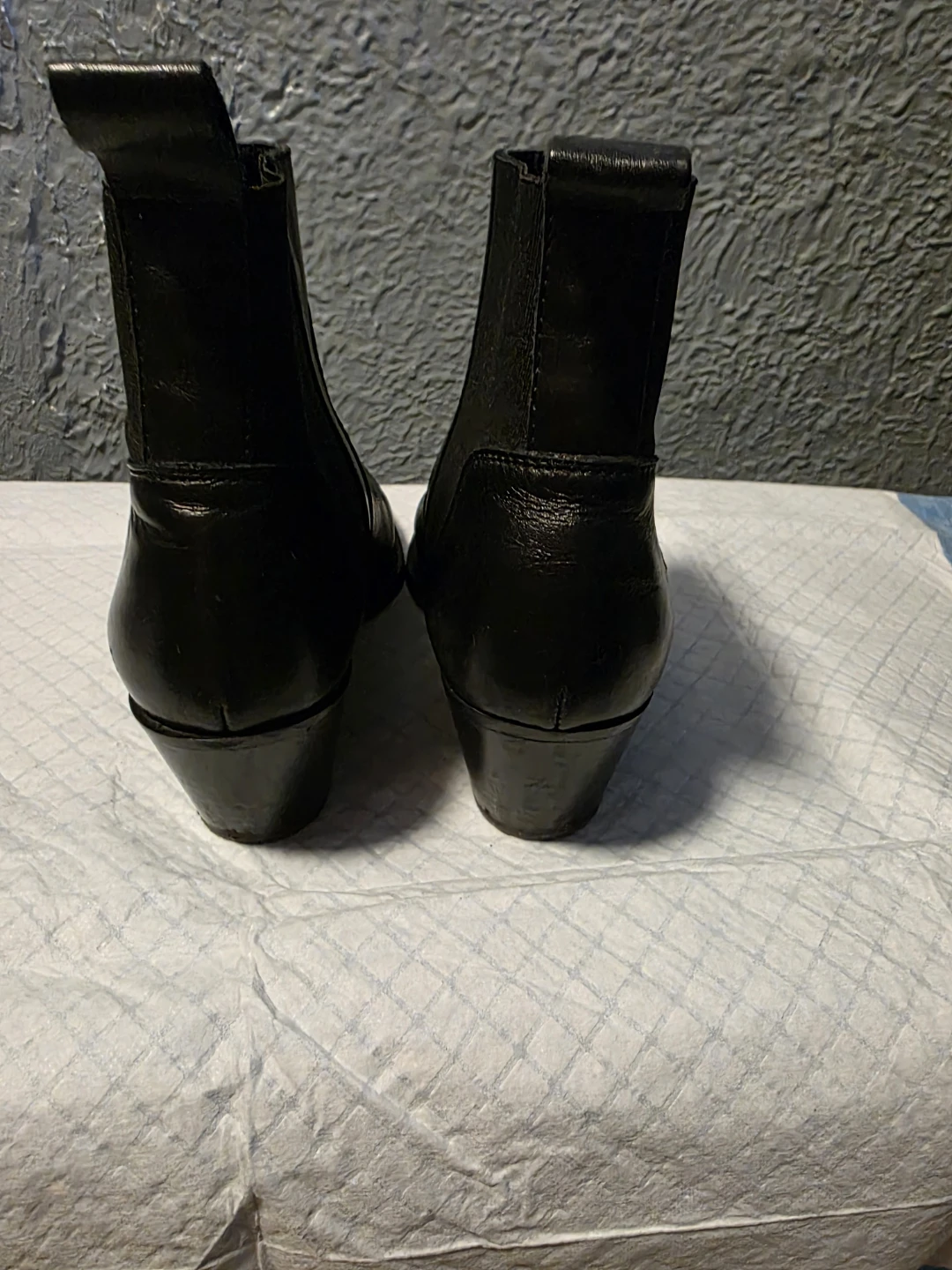 Black Leather Ankle Boots - photo 5