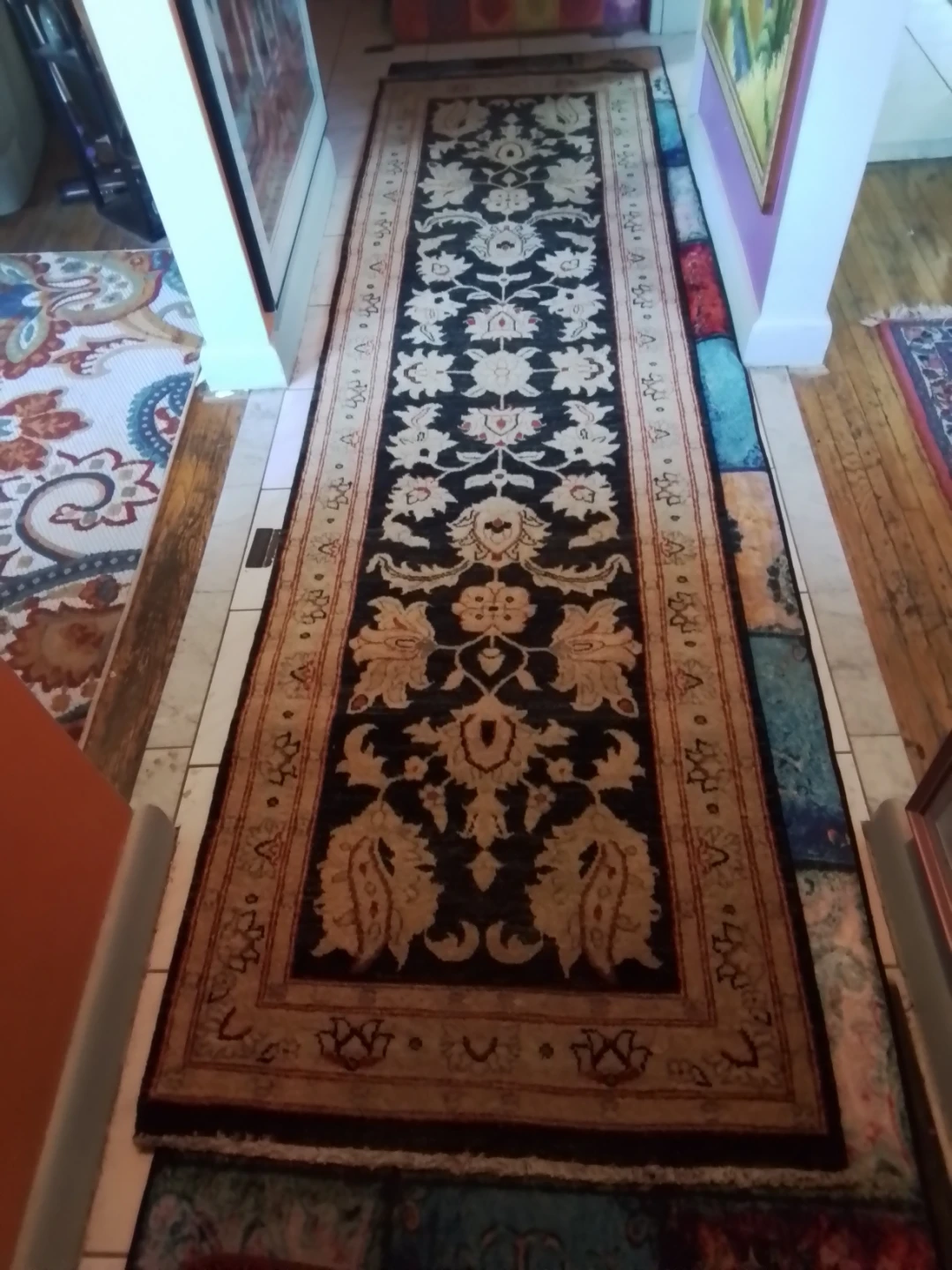 CHOBI Ziegler Hand-Knotted Runner Rug - 10 ft x 2.1 ft - photo 3