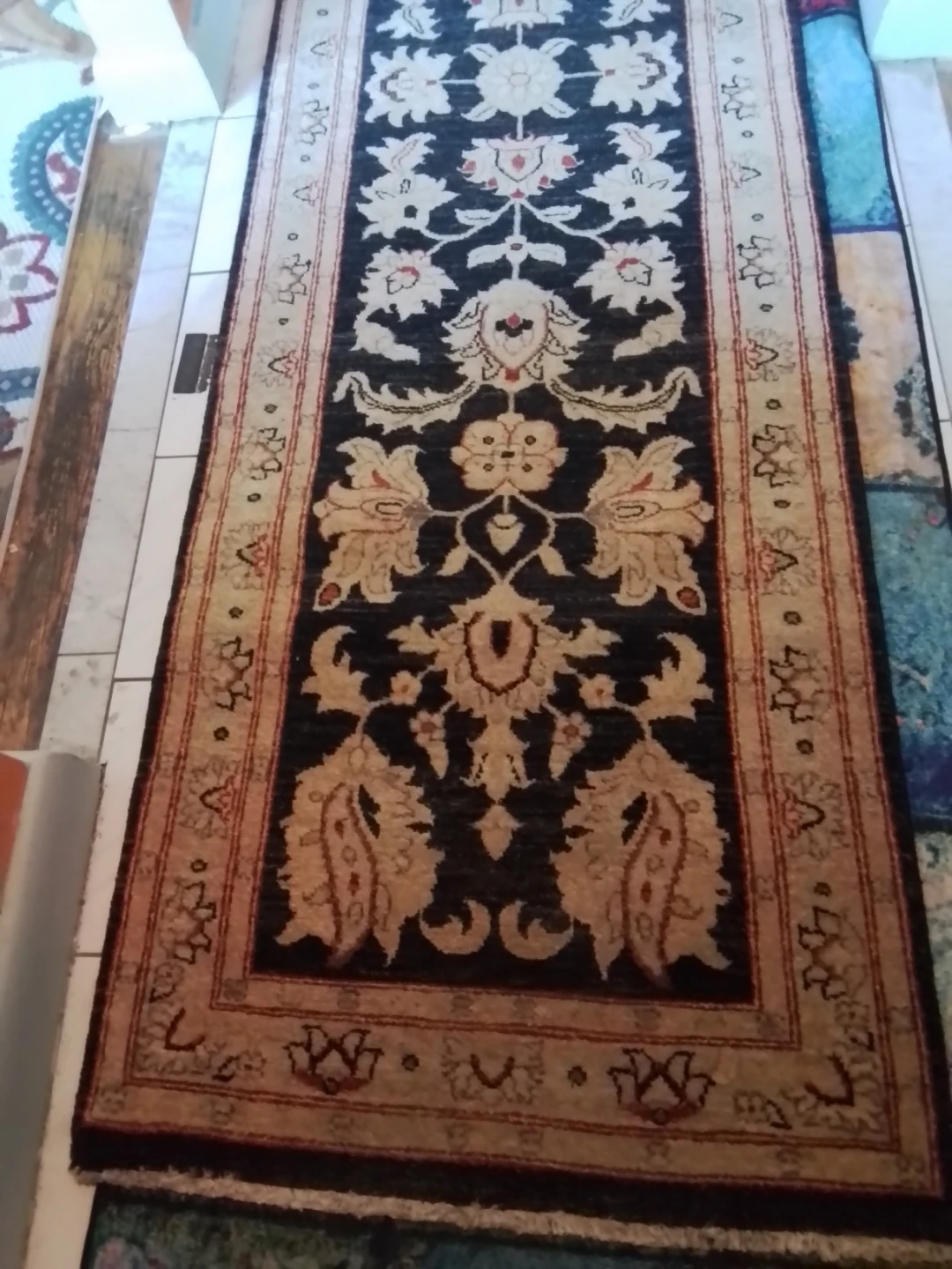 CHOBI Ziegler Hand-Knotted Runner Rug - 10 ft x 2.1 ft - photo 4