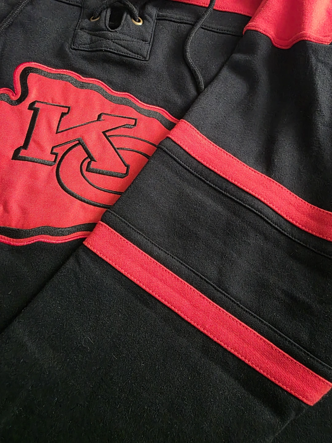 47 Kansas City Chiefs Lace-Up Hoodie XX-Large - photo 4