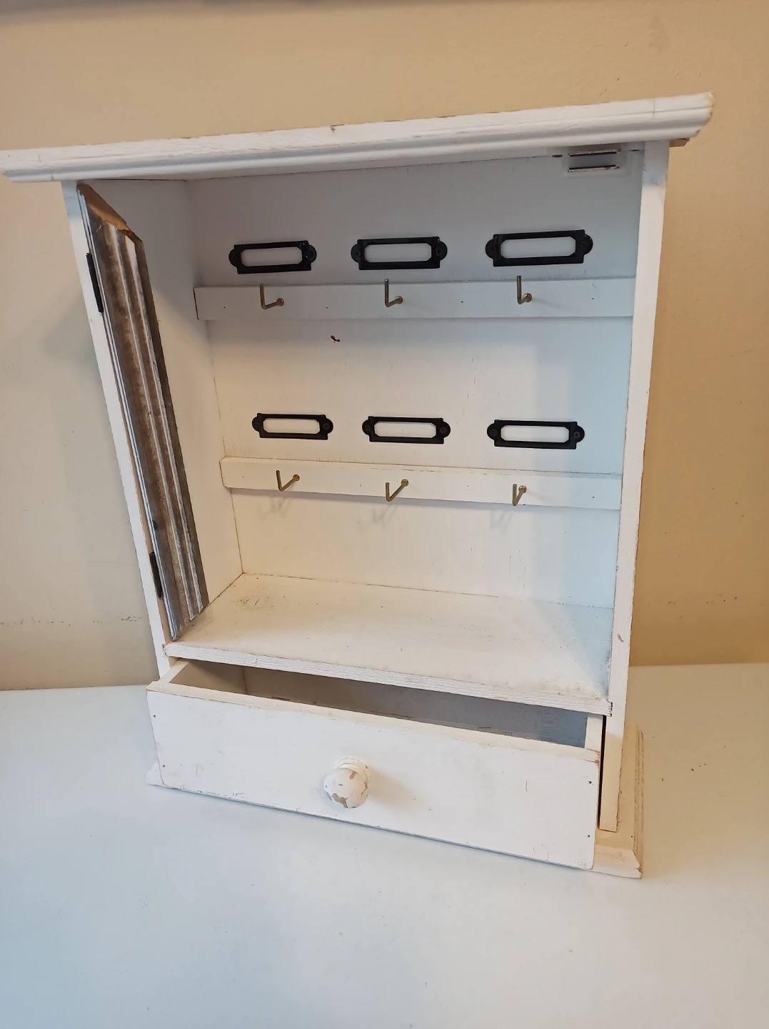 Wooden Key Cabinet as-is