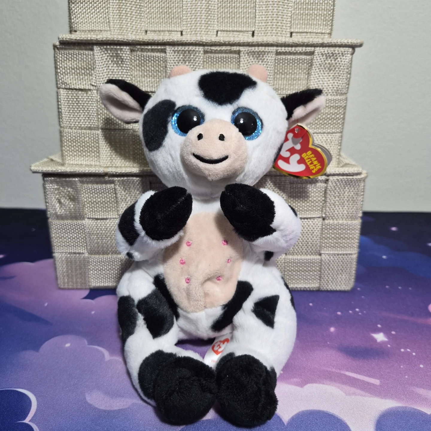 TY Beanie Baby Cow