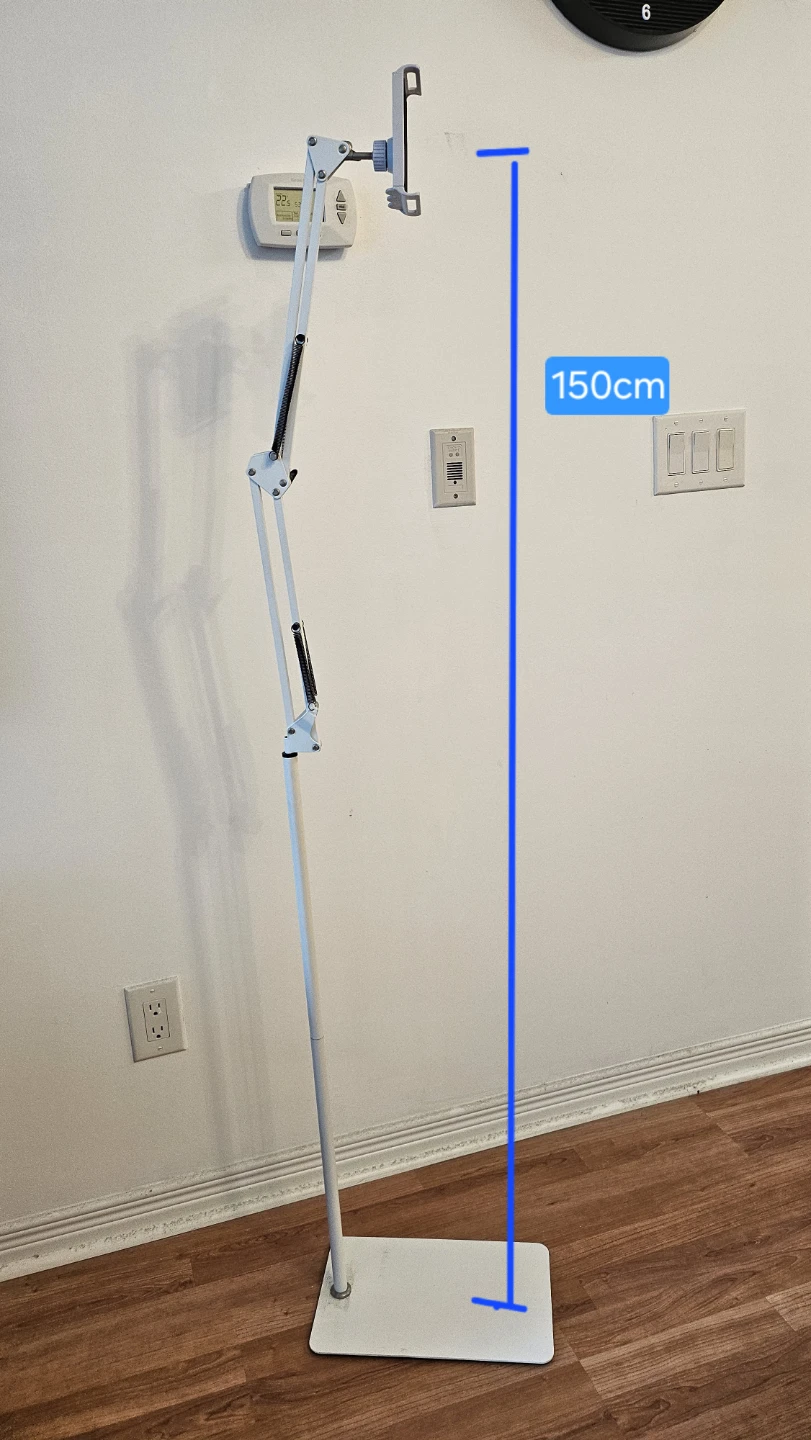 Adjustable Floor Stand for Tablets and Phones