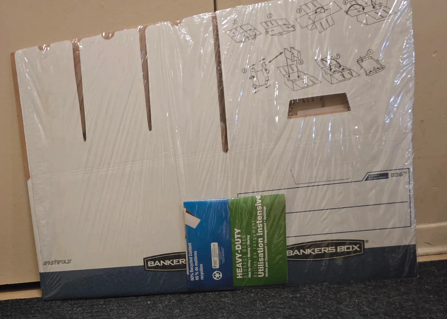 Bankers Box 836 Heavy-Duty Storage Box