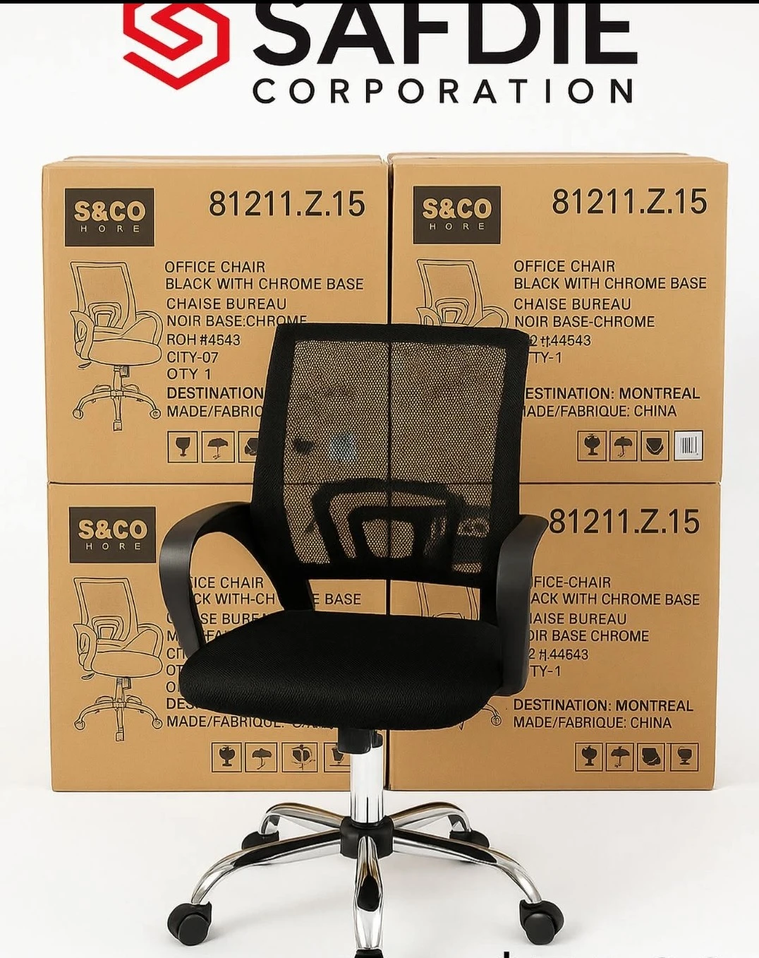 Safdie & co Homes, Office Chair Ergonomic Desk Chair Computer