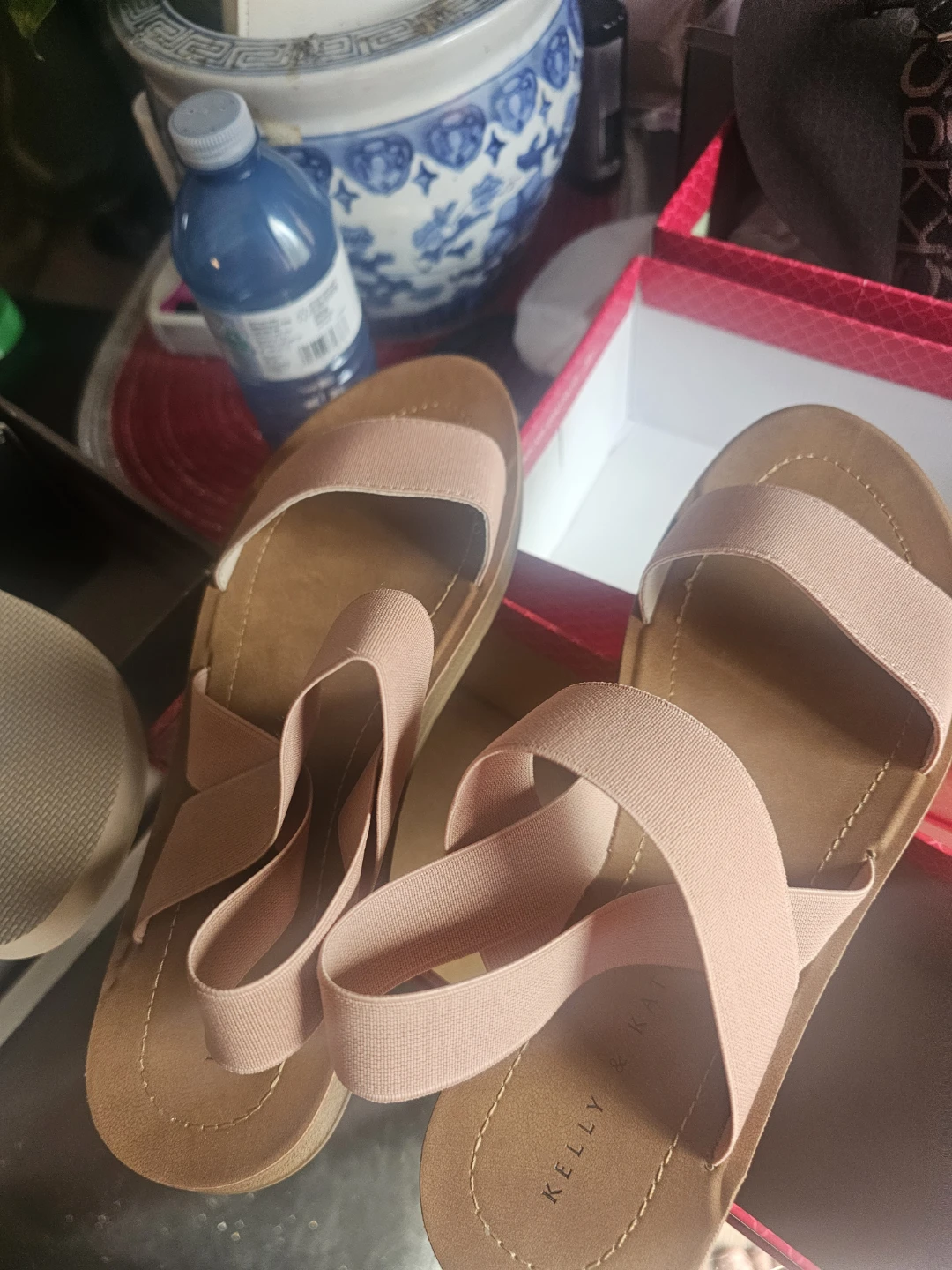Kelly & Katie Embellished Flip Flops Sandals Women's Size 7