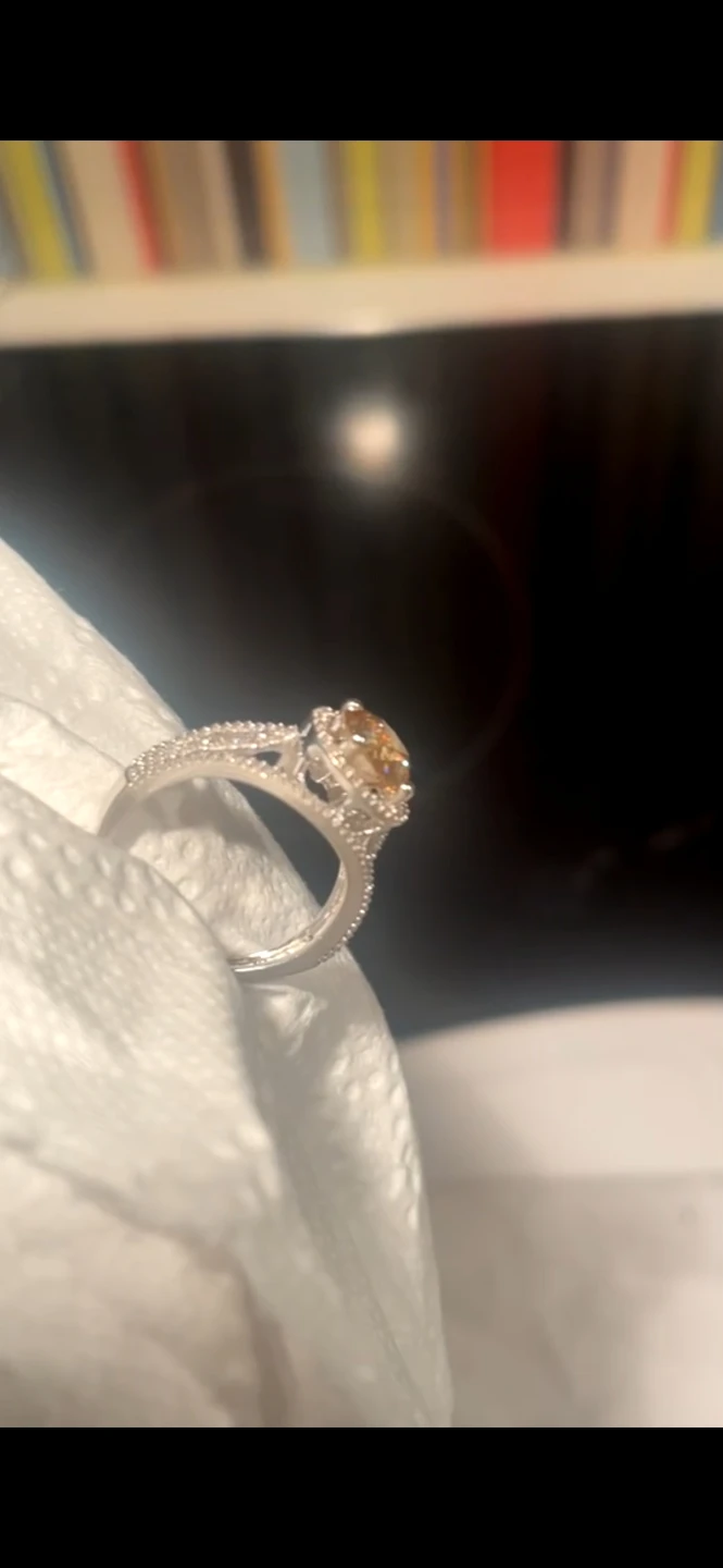14K White Gold Diamond Ring