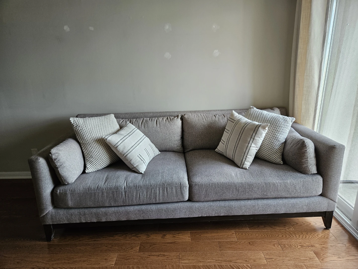 Urban barn grey sofa