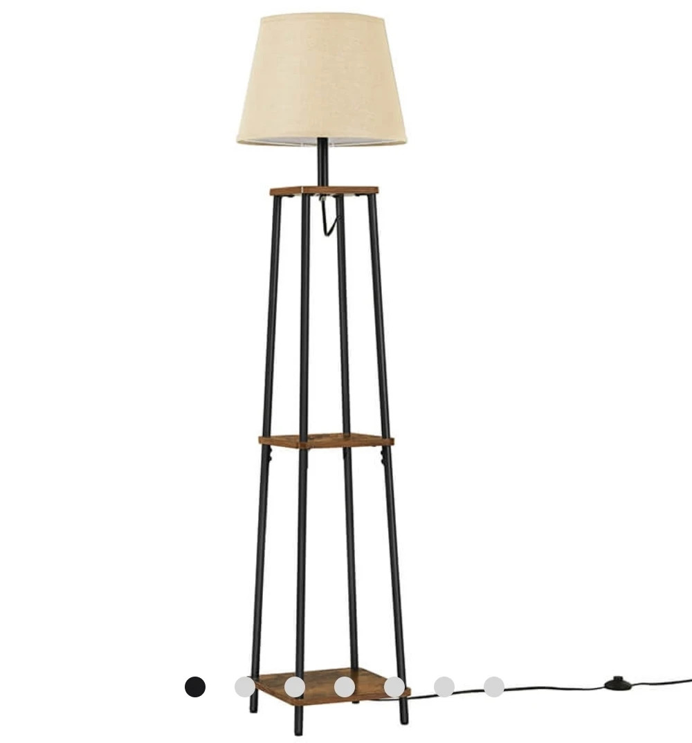 Floor Lamp with Shelves - photo 2