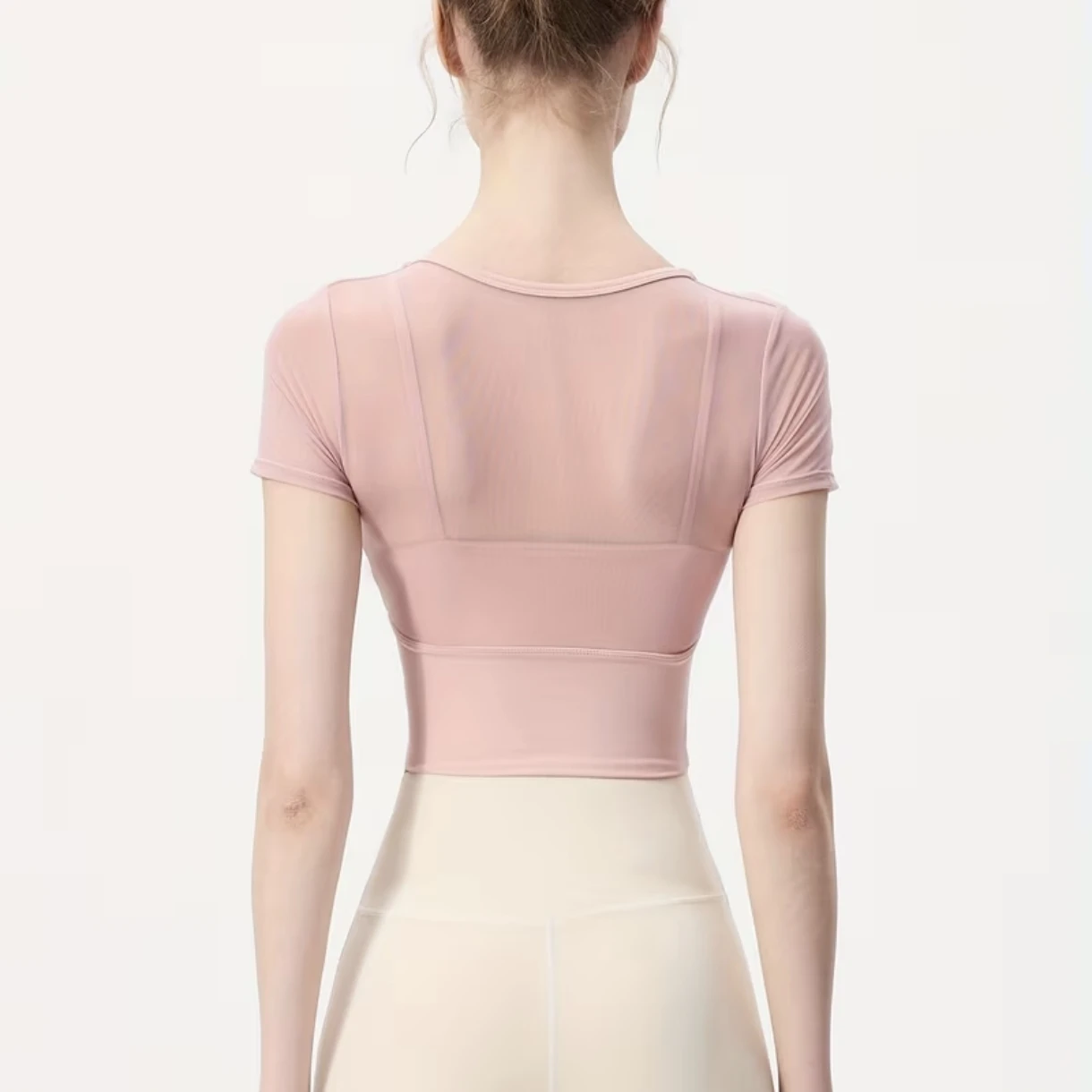 korean/chinese fashion pink mesh athletic top (size XS/S) - photo 5