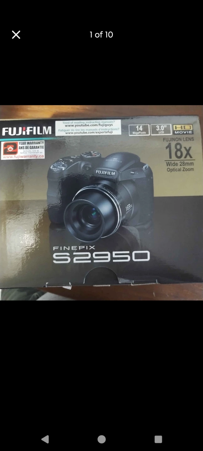 Fujifilm FinePix S2950 Digital Camera - Black