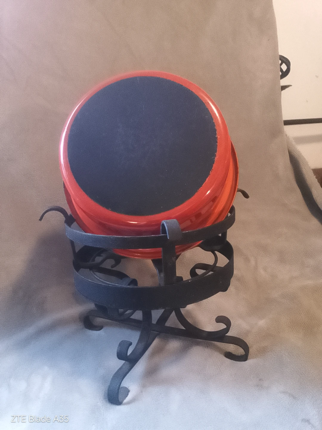 Orange Casserole Dish with Stand - photo 5