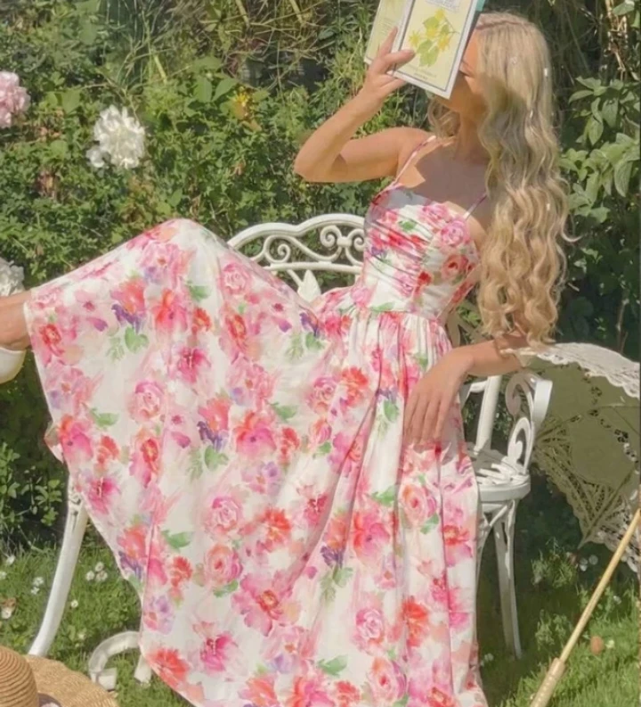 Floral Print Maxi Dress