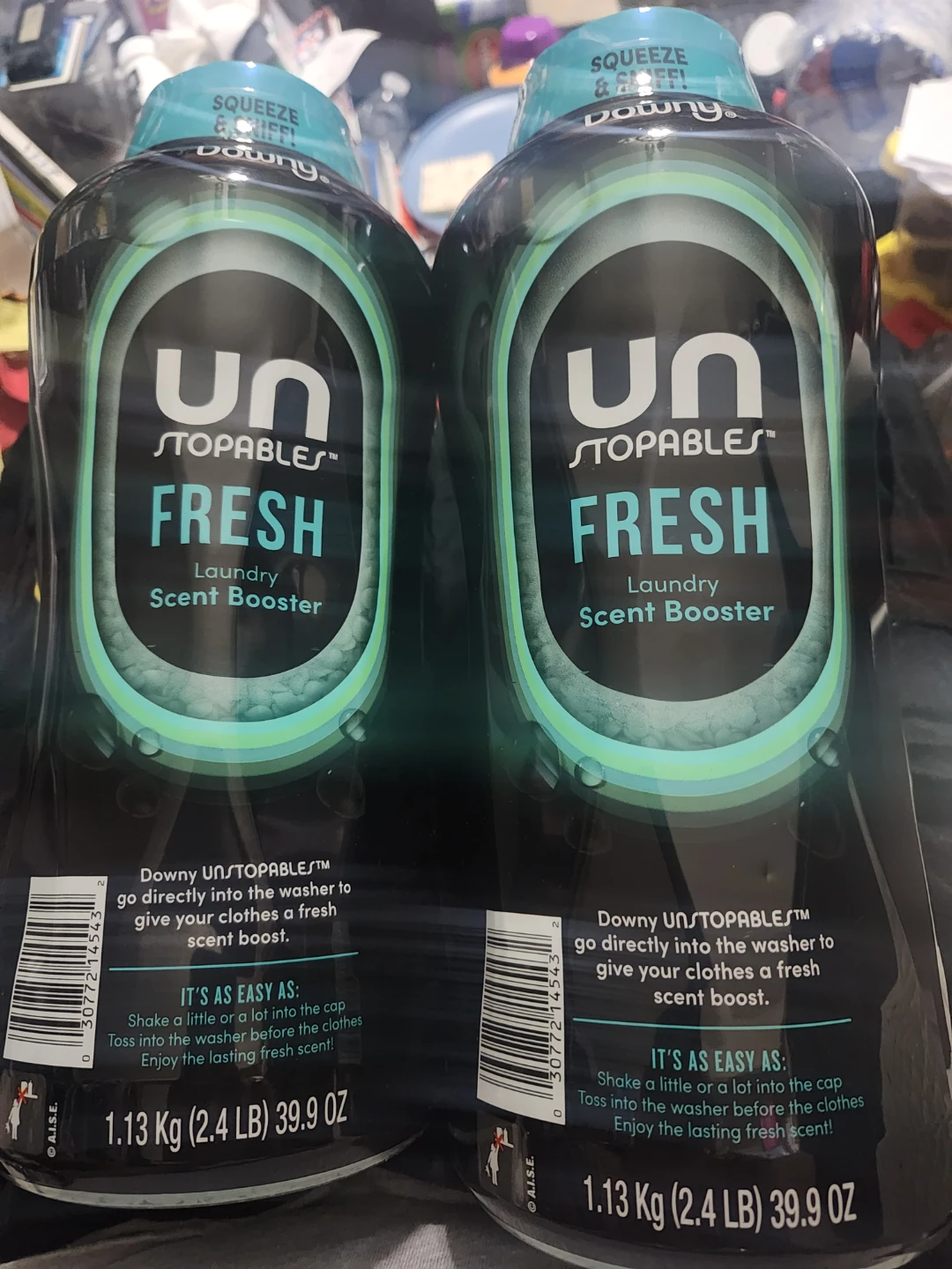 Downy Unstopables Fresh Laundry Scent Booster (2x 39.9oz)