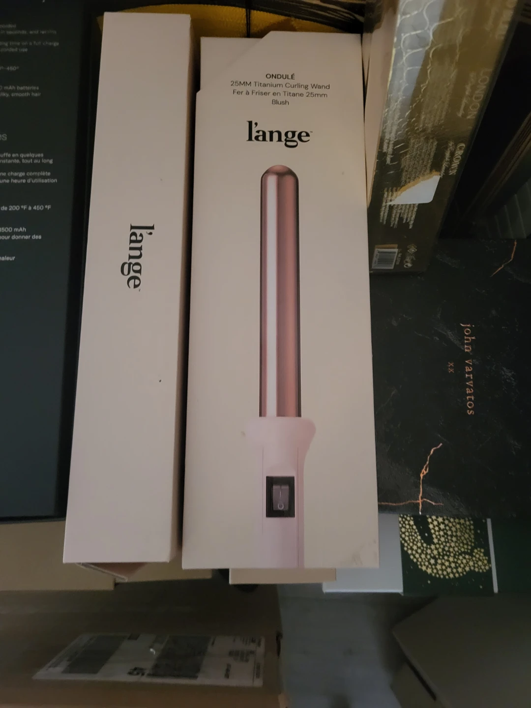 L'ange Ondulé 25mm Titanium Curling Wand - Blush