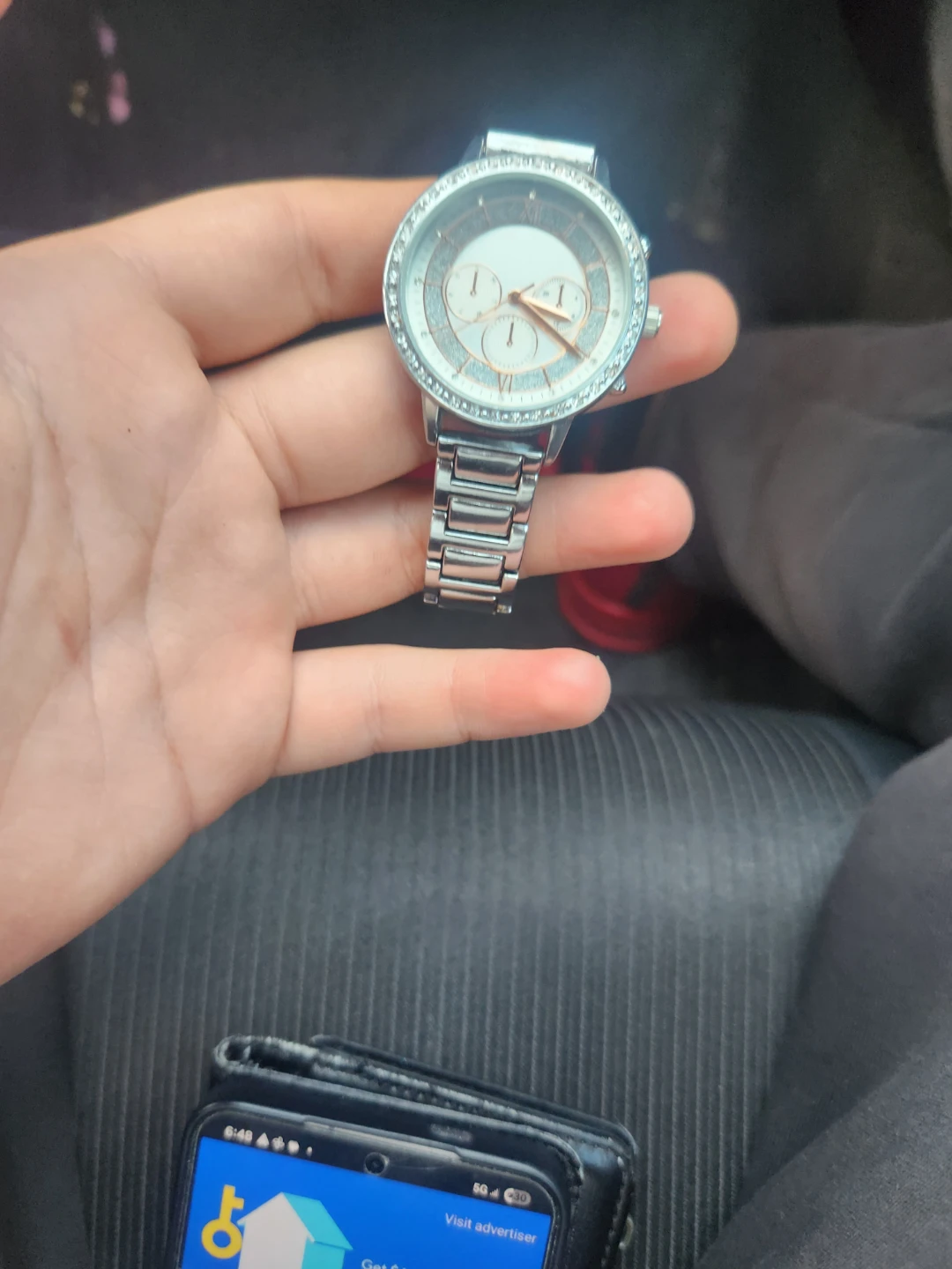 Men's stainless steel watch