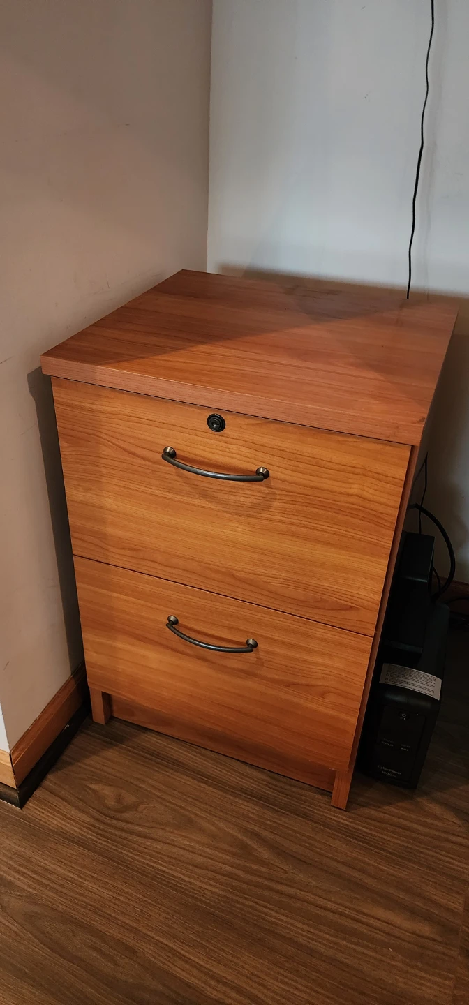 2-Drawer Wooden File Cabinet - photo 5