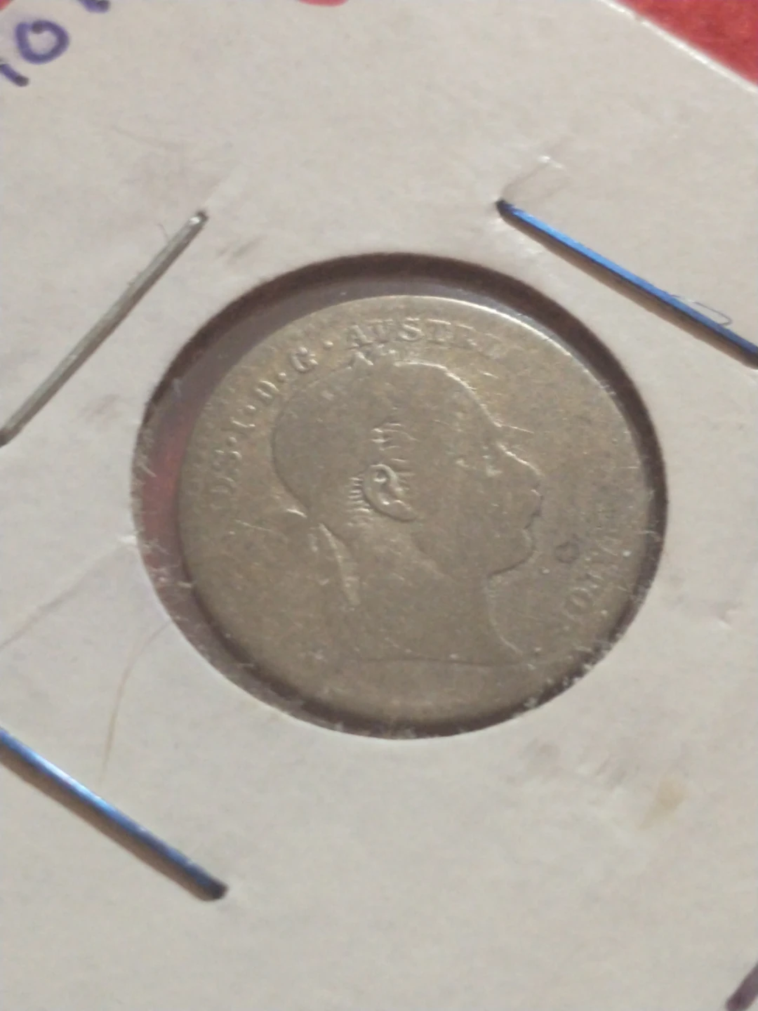 Beautiful 1868 Austria 10 kreuzer .400 silver coin KM #2206 - photo 3
