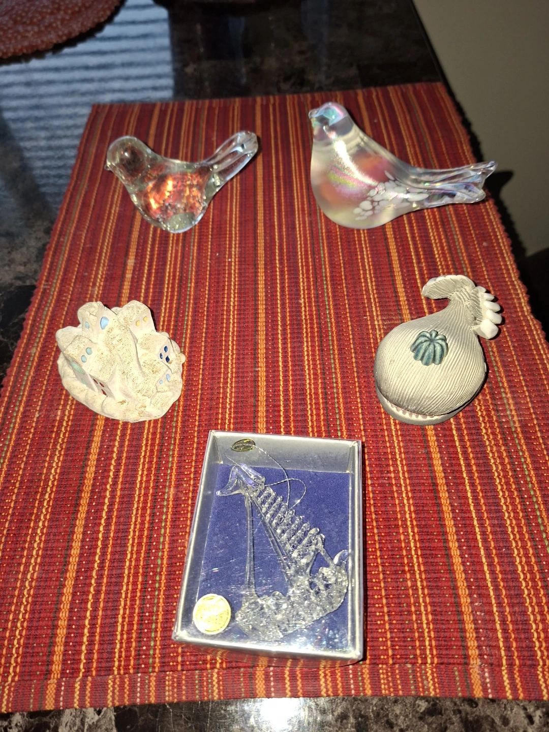 Nicknacks-Assorted Glass and Ceramic Figurines