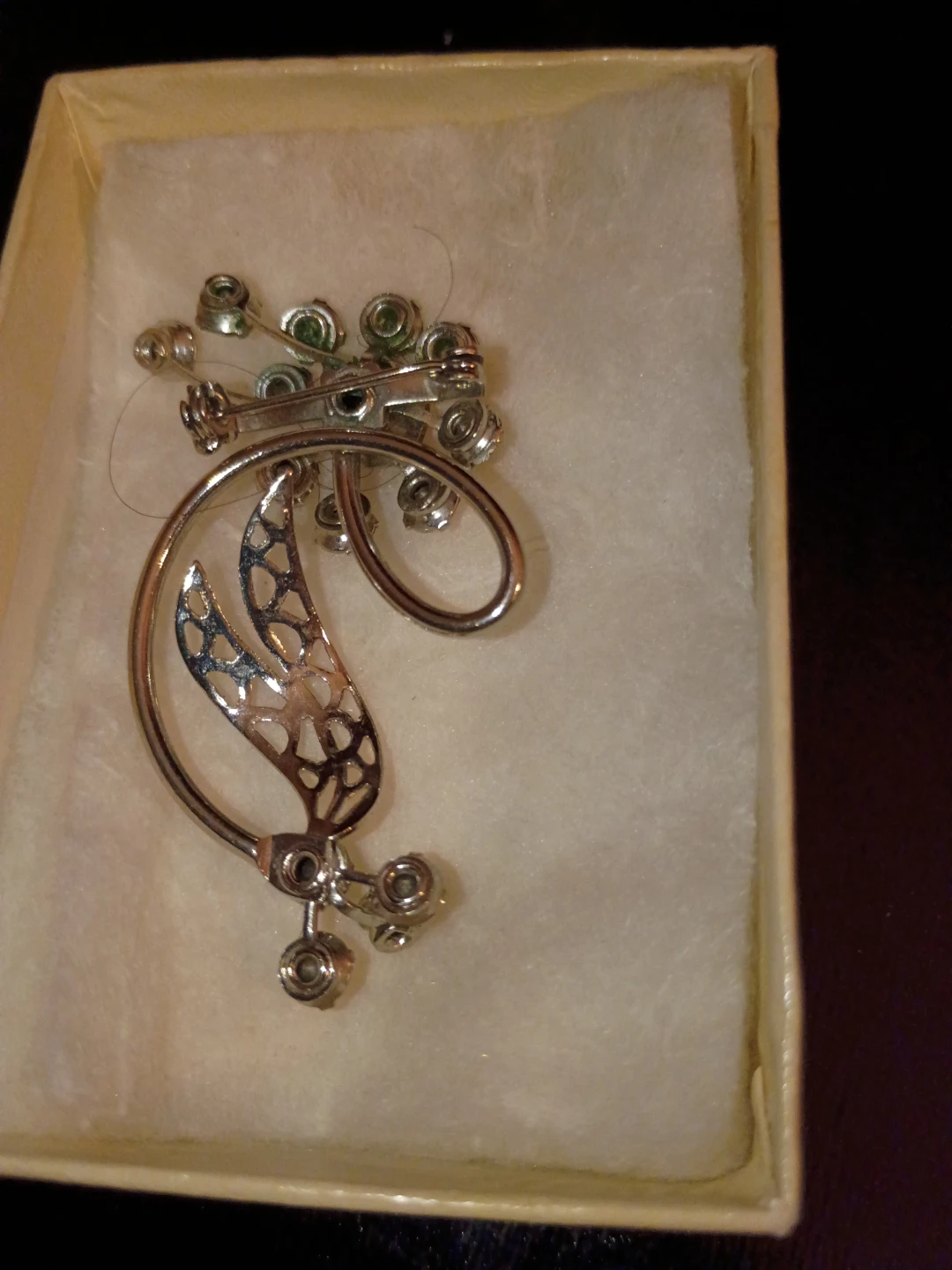 Rhinestone Flower Brooch Pin - photo 2