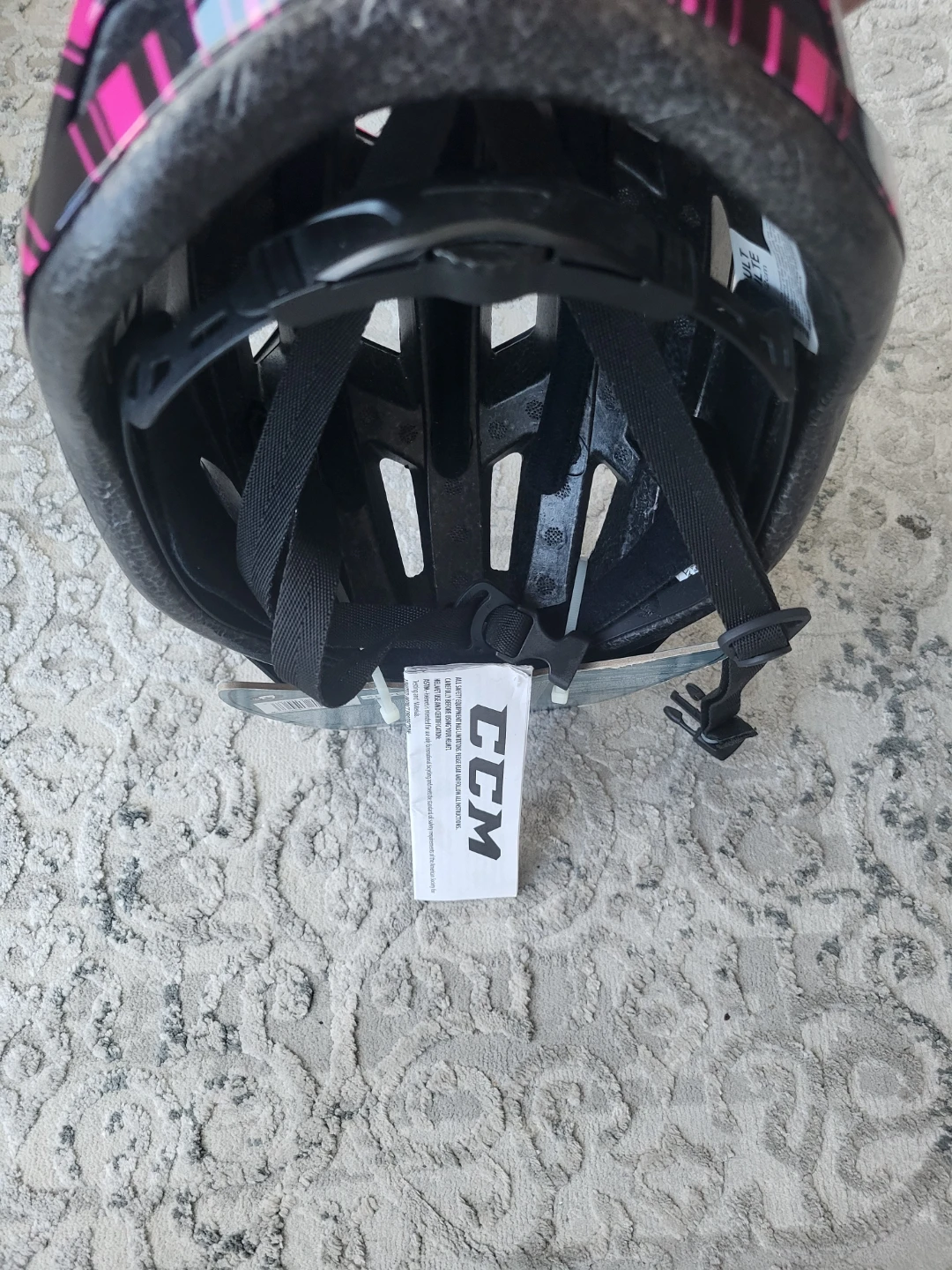CCM Bike Helmet - Black and Pink - photo 2