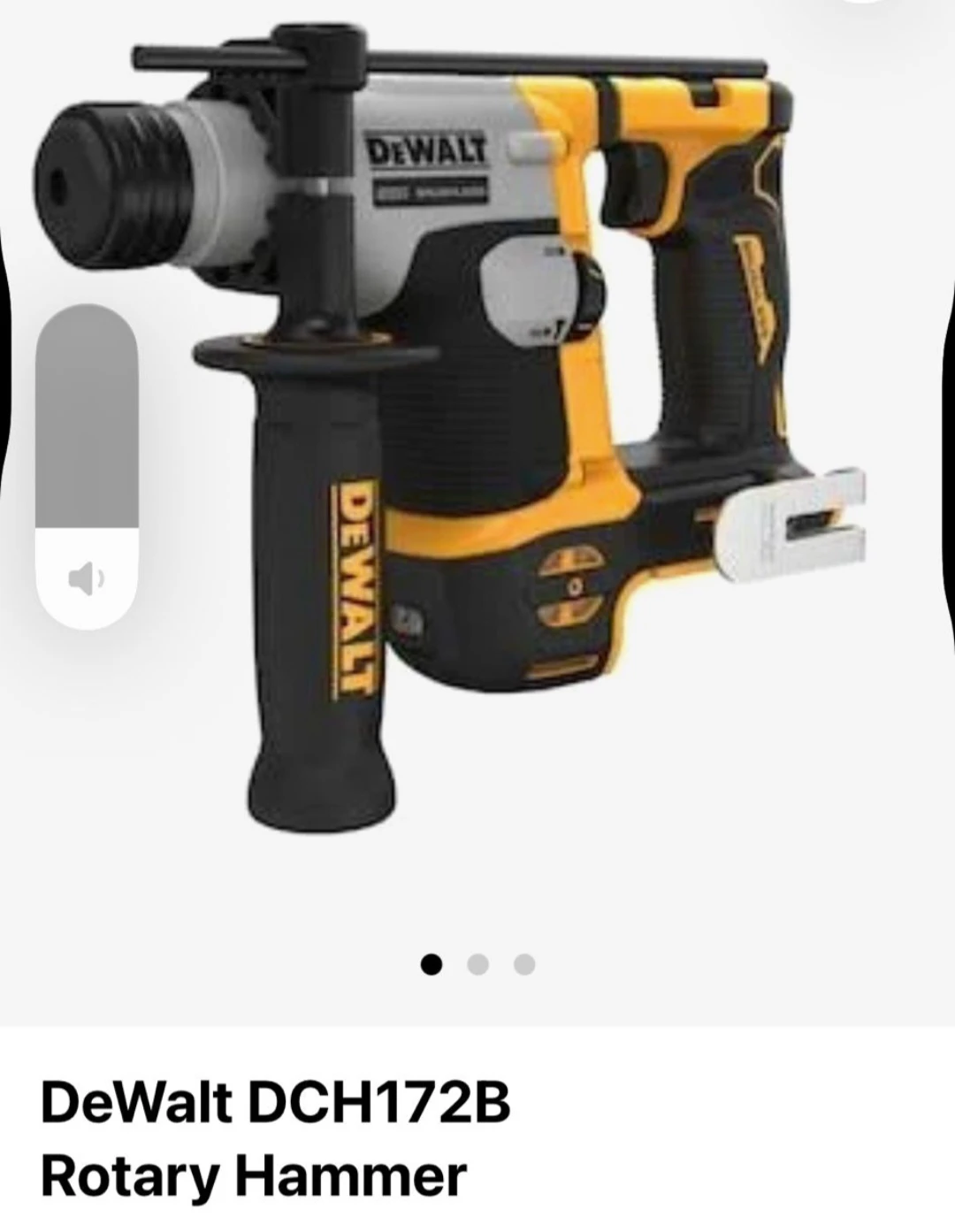 DeWalt DCH172B Rotary Hammer