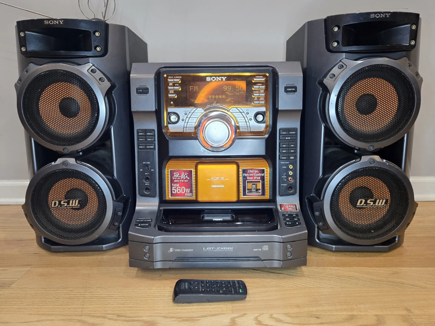 Sony LBT-ZX66i Component Stereo System - photo 2