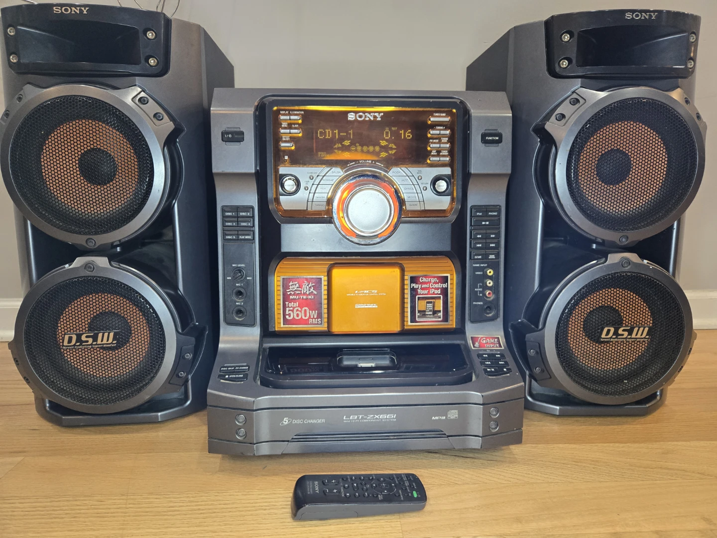 Sony LBT-ZX66i Component Stereo System - photo 4